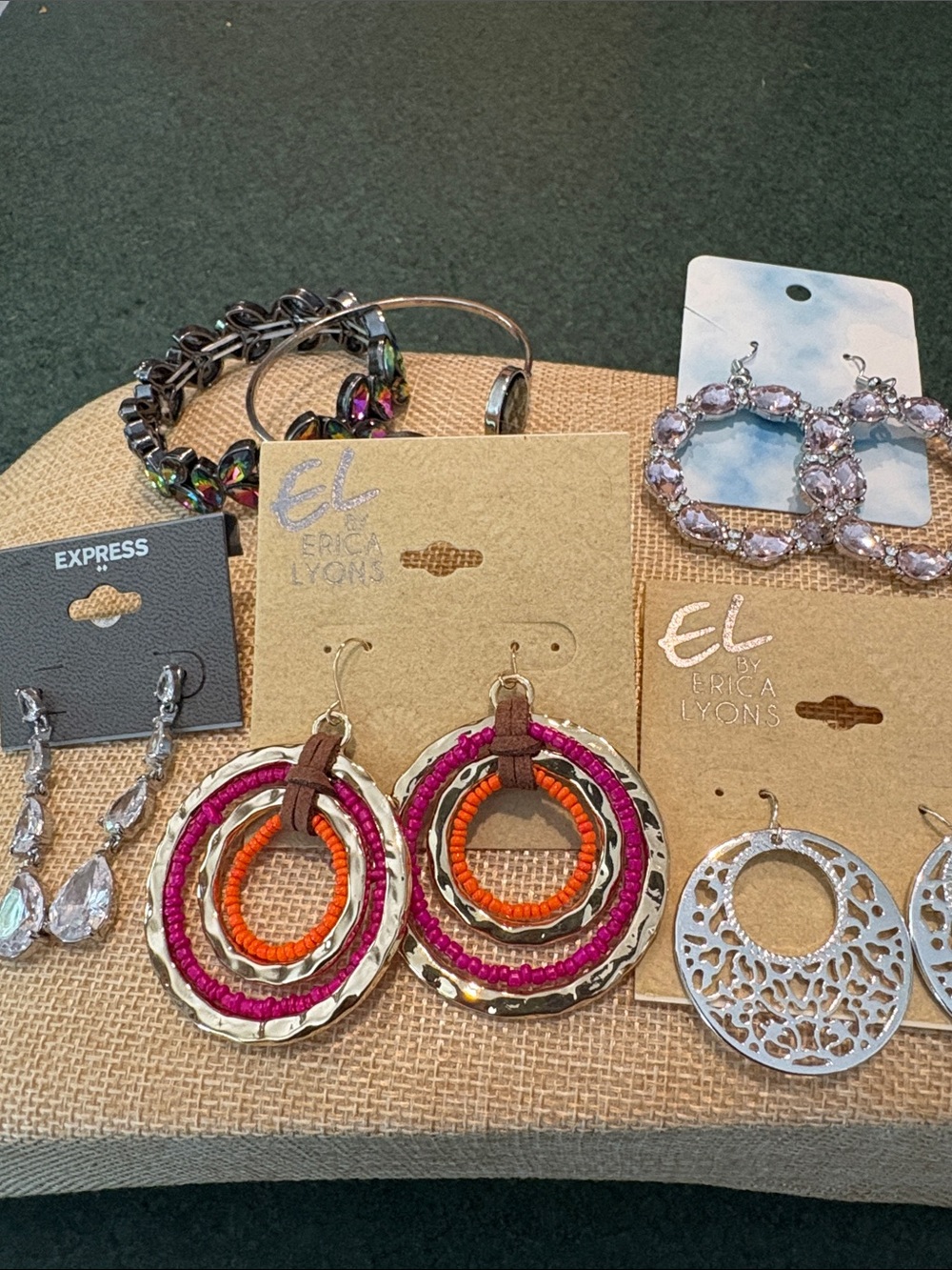 Name Brand earrings & bracelet Lot
